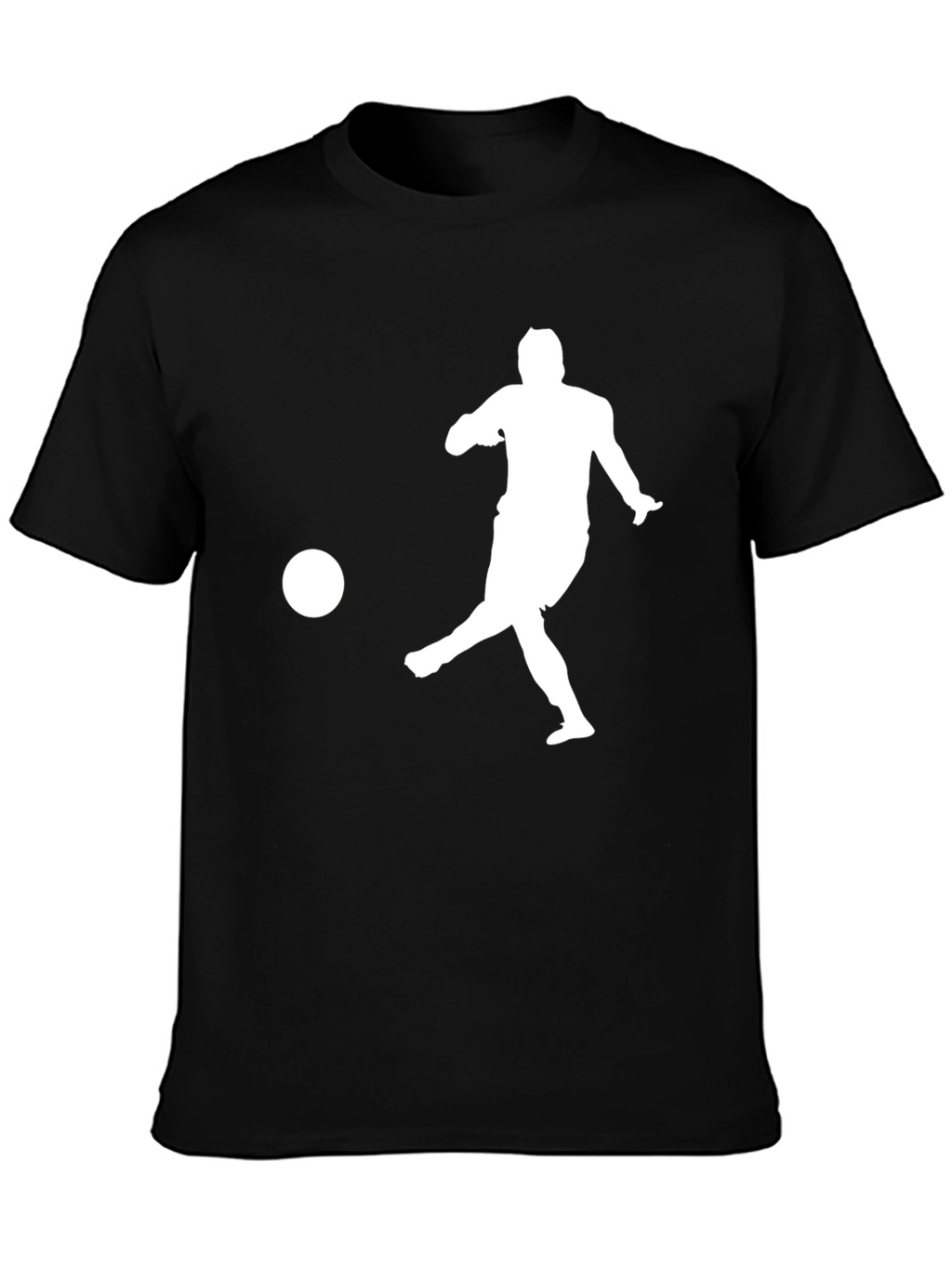 Soccer Kick Graphic T-Shirt - Black