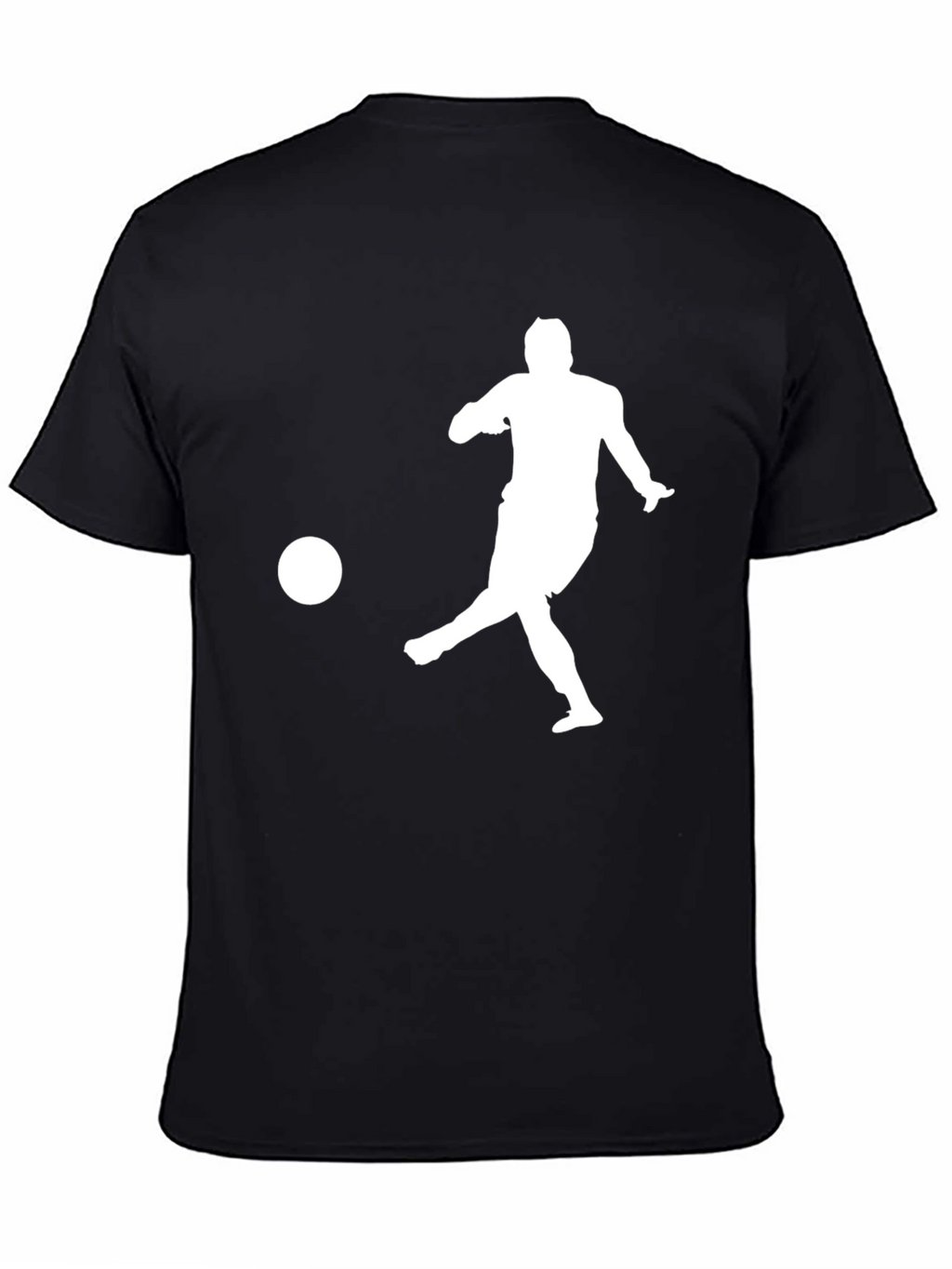 Soccer Kick Graphic T-Shirt - Black