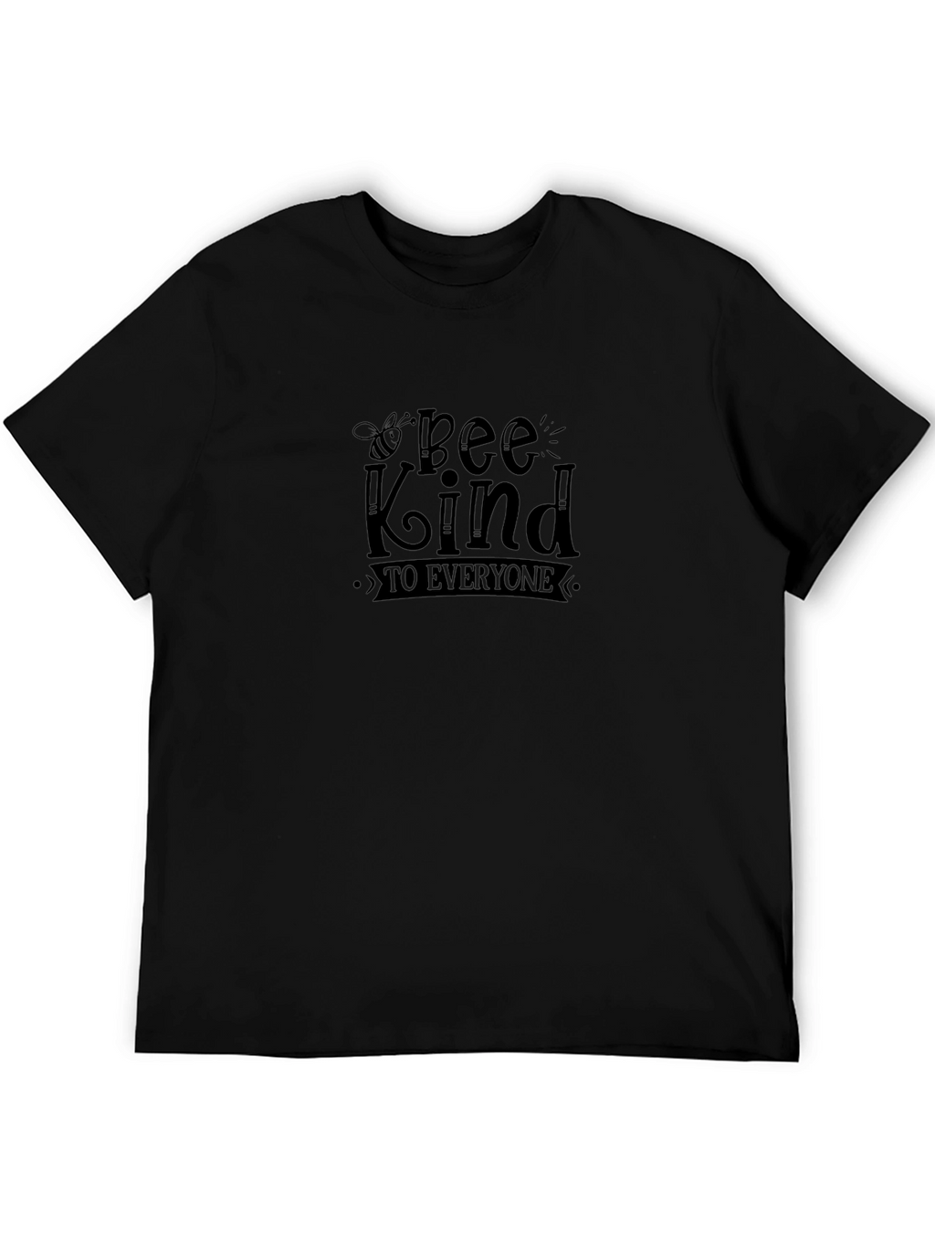 Bee Kind To Everyone Graphic Black T-Shirt