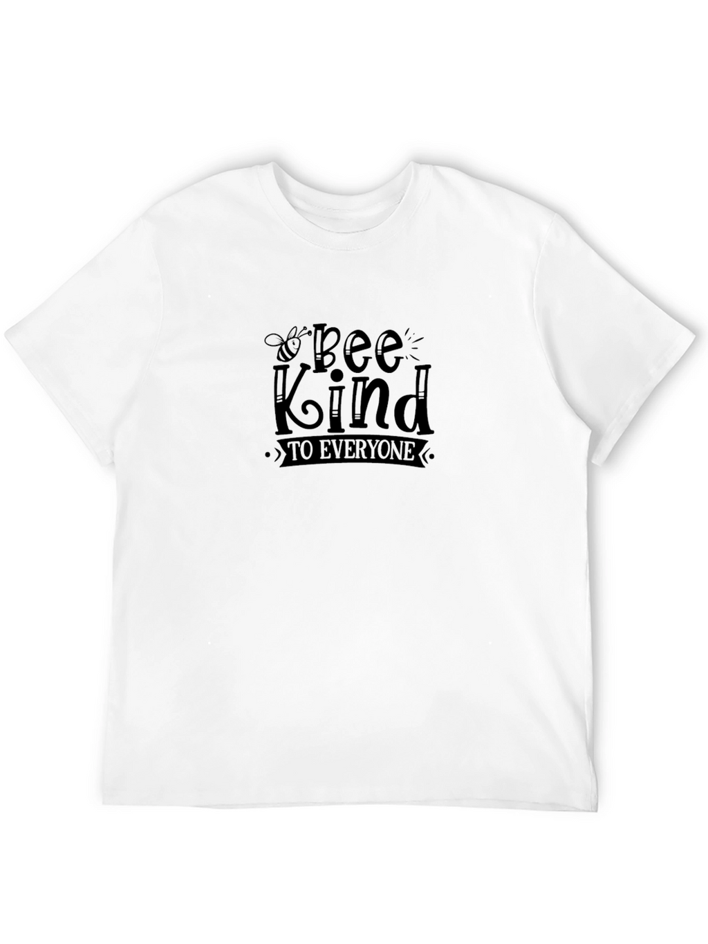 Bee Kind To Everyone Graphic Black T-Shirt