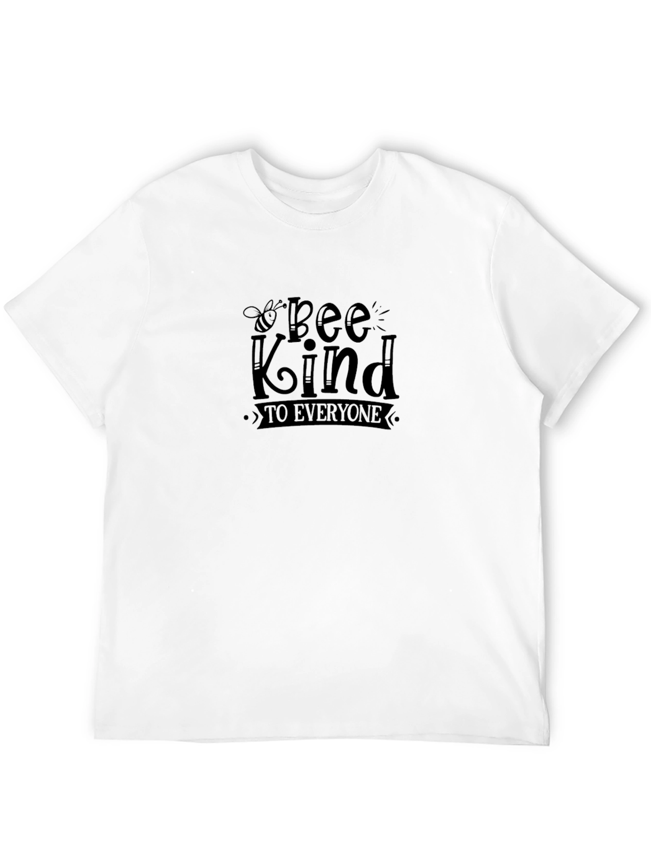 Bee Kind To Everyone Graphic Black T-Shirt
