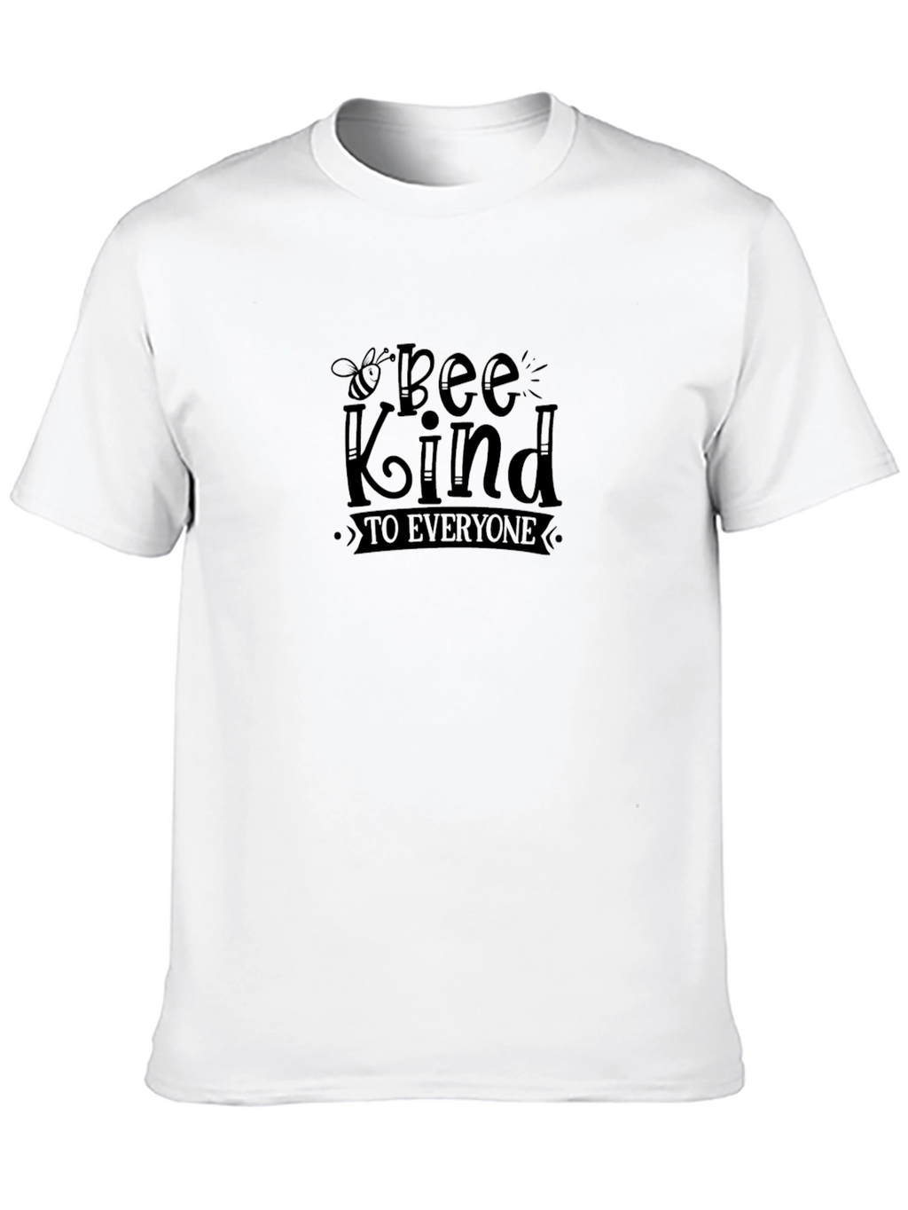 Bee Kind To Everyone Graphic Black T-Shirt