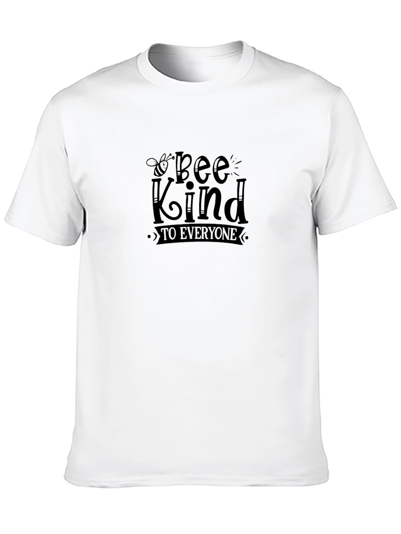 Bee Kind To Everyone Graphic Black T-Shirt