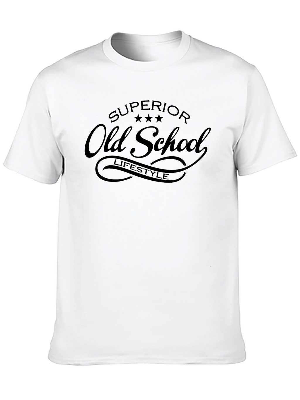 Superior Old School Lifestyle Black T-Shirt