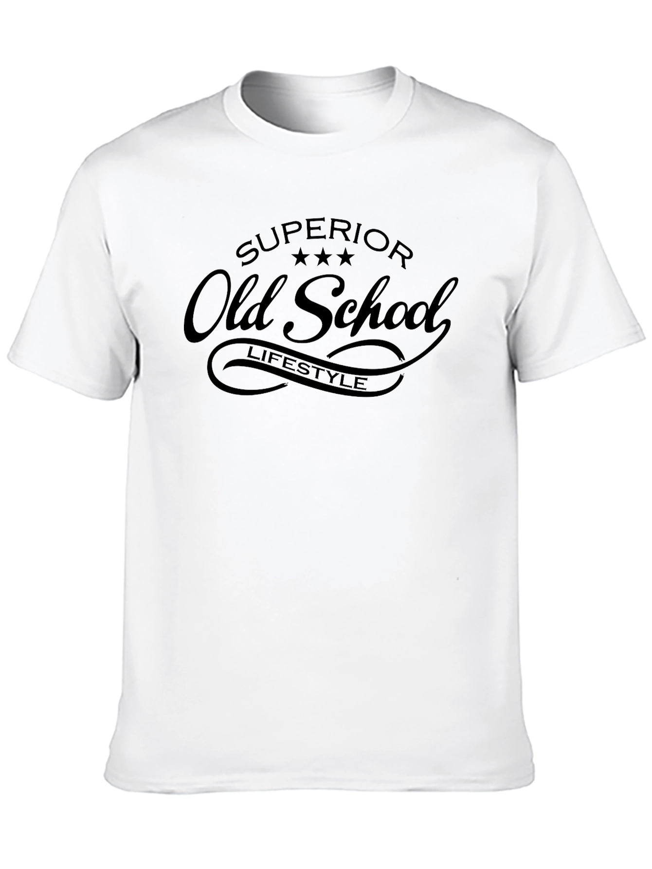 Superior Old School Lifestyle Black T-Shirt