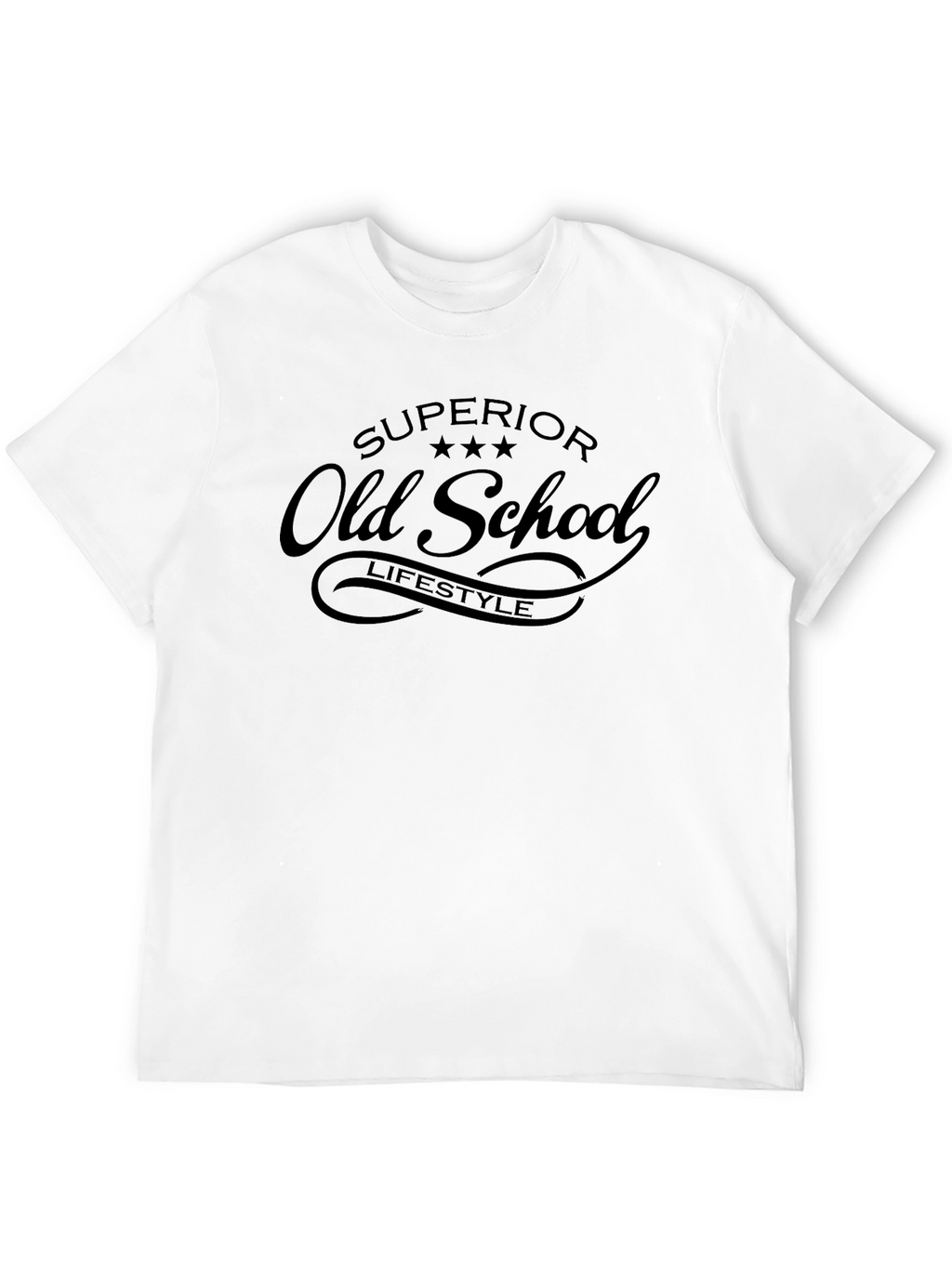 Superior Old School Lifestyle Black T-Shirt