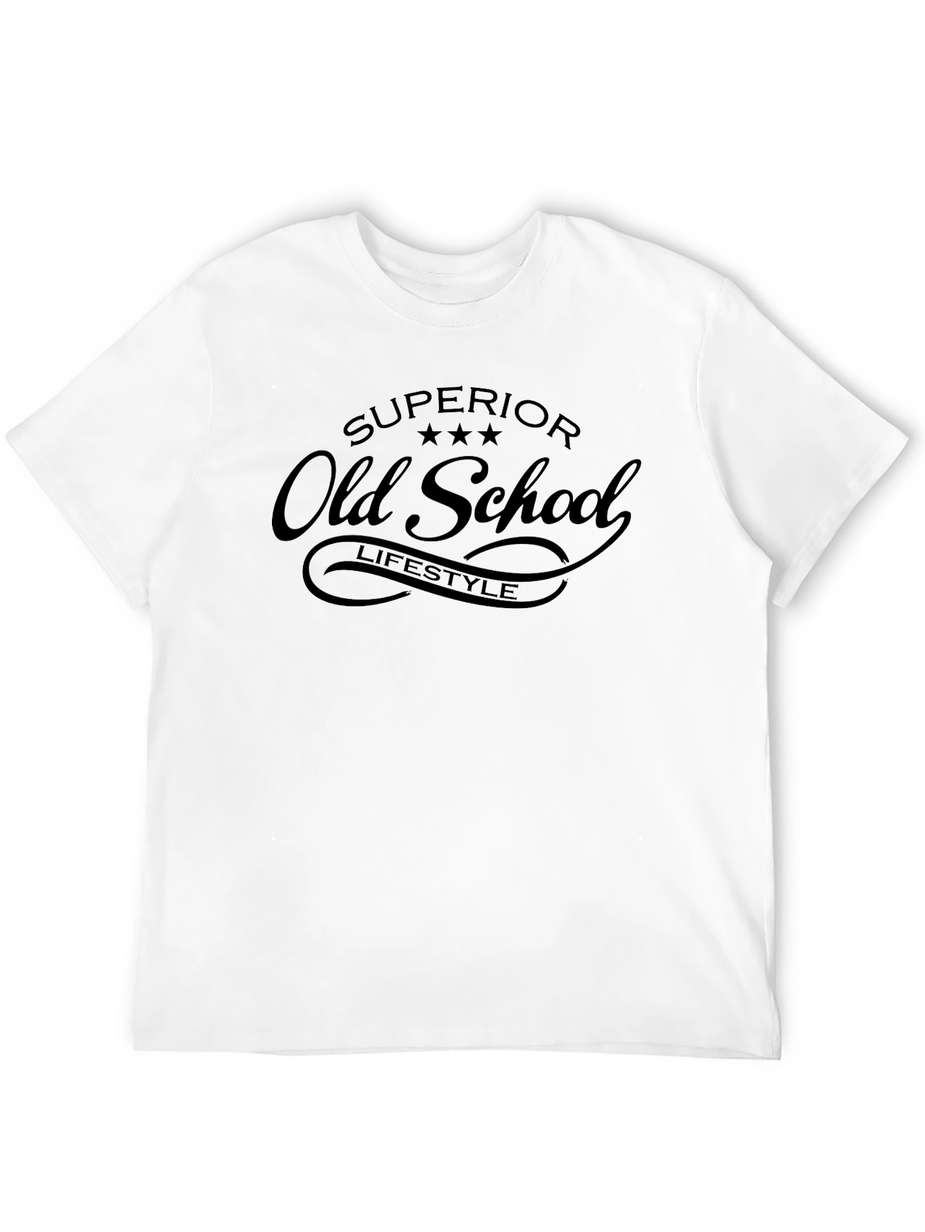 Superior Old School Lifestyle Black T-Shirt
