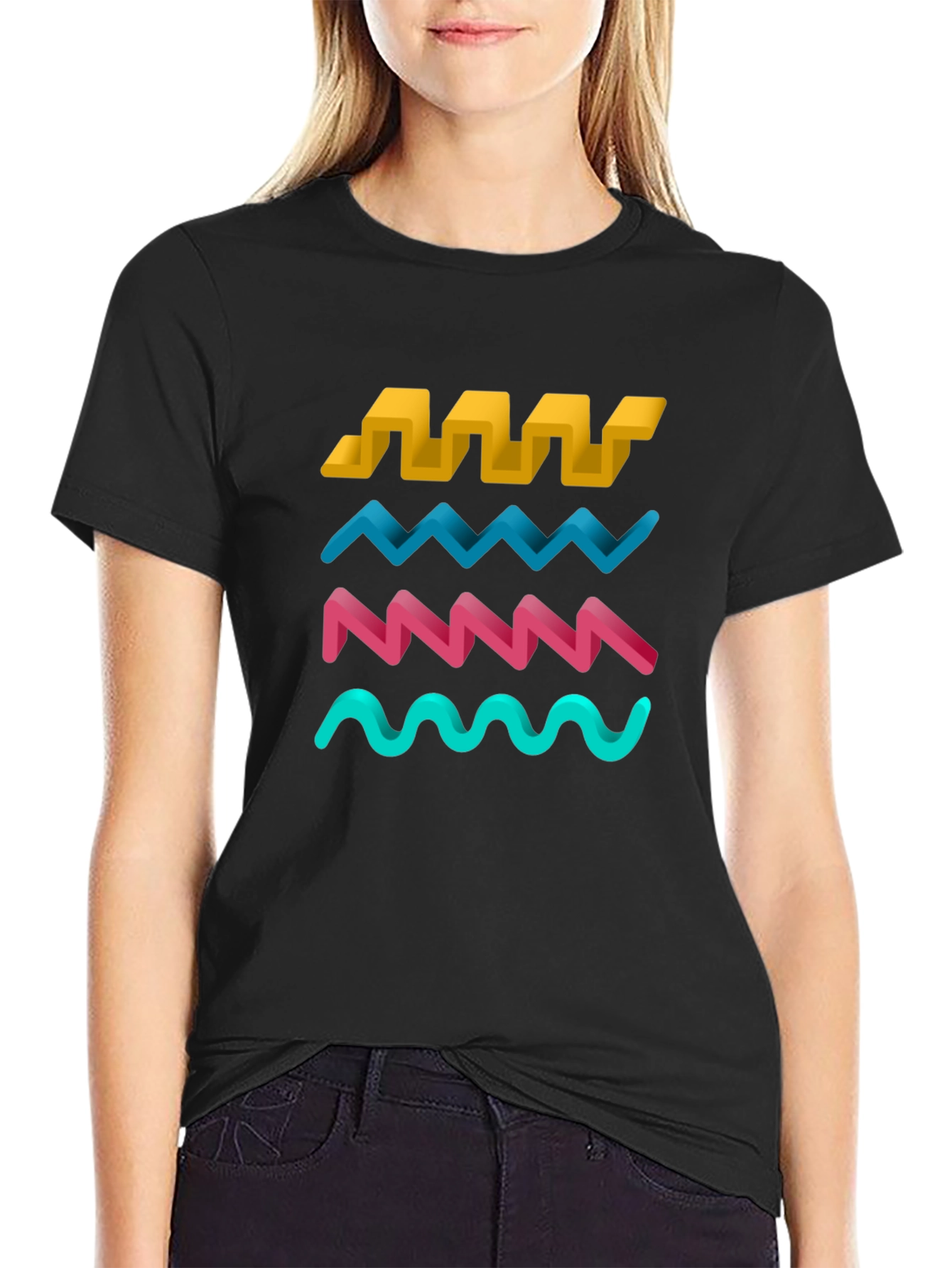 Retro Wave T-Shirt - 80s Inspired Design