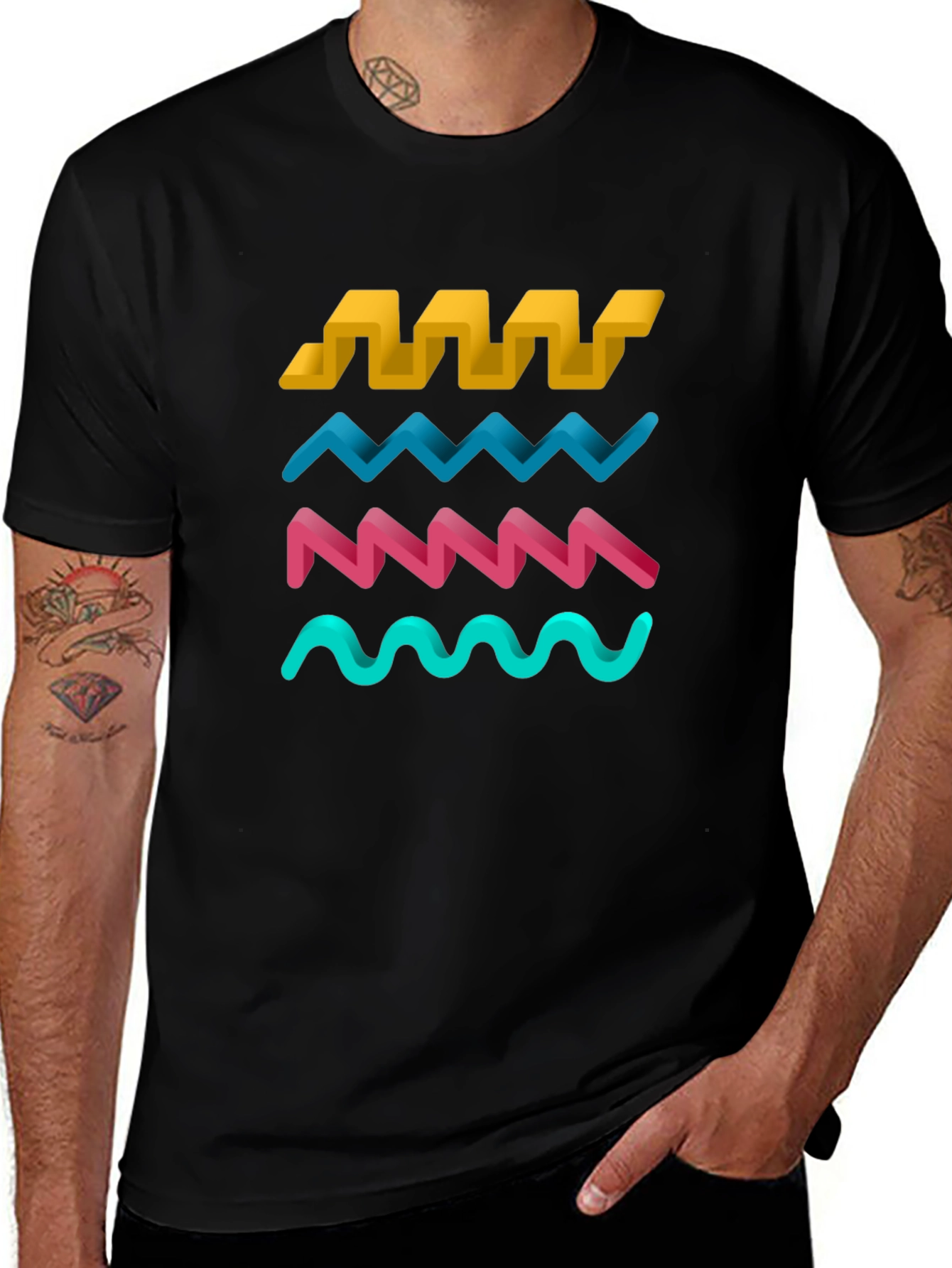 Retro Wave T-Shirt - 80s Inspired Design