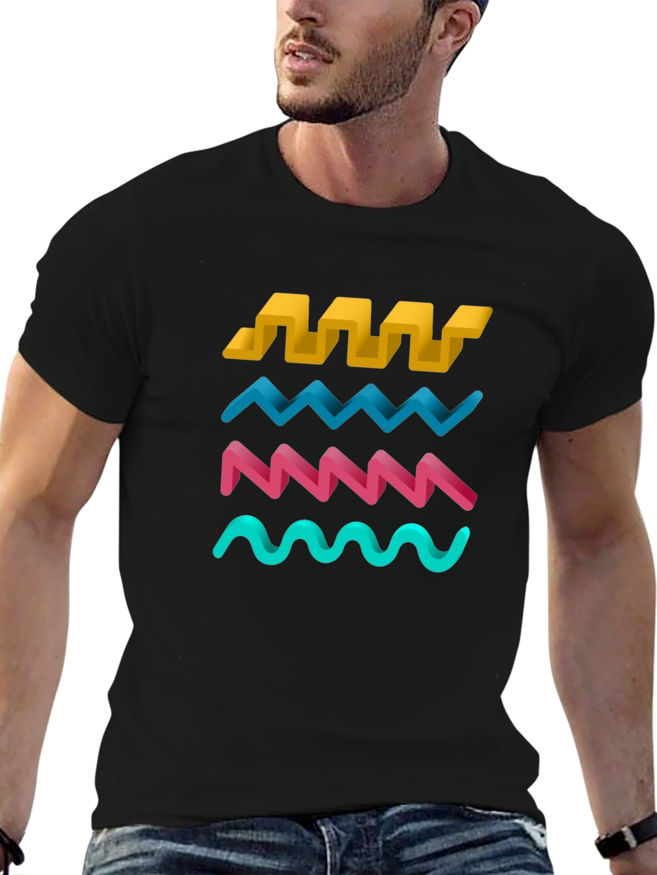 Retro Wave T-Shirt - 80s Inspired Design