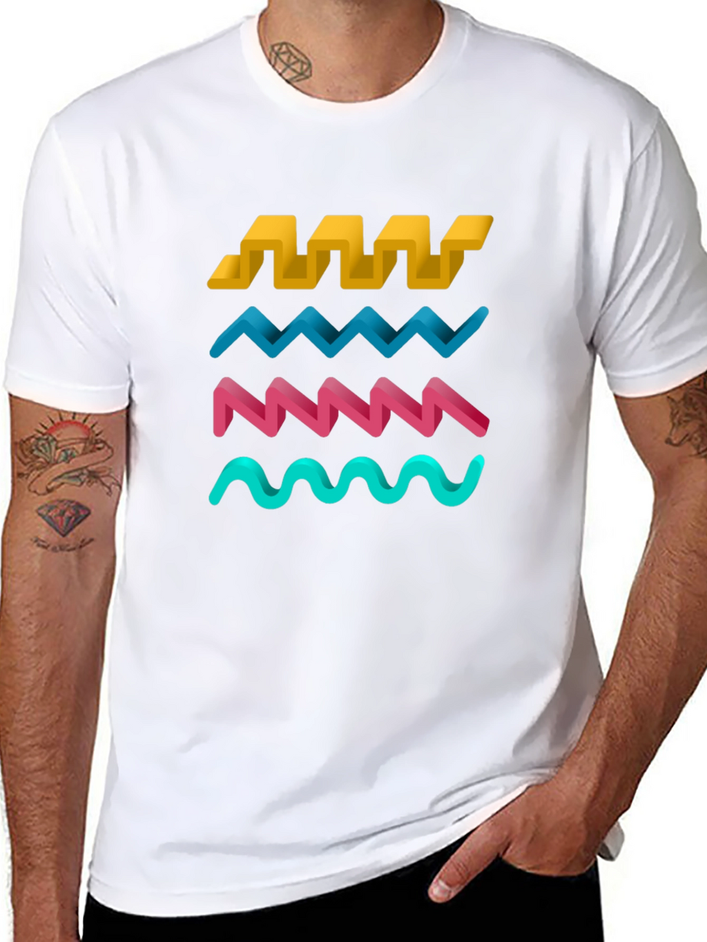 Retro Wave T-Shirt - 80s Inspired Design