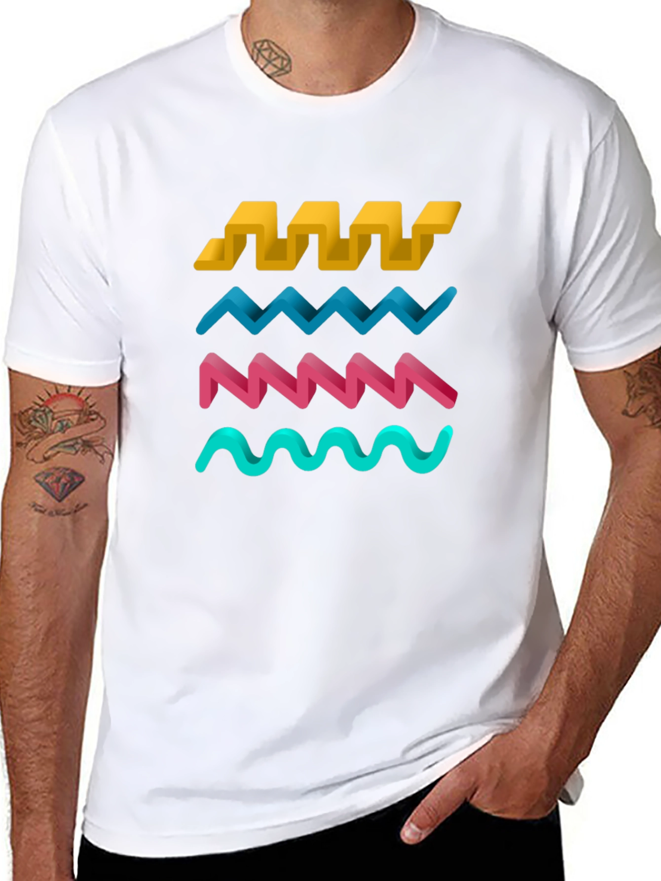 Retro Wave T-Shirt - 80s Inspired Design