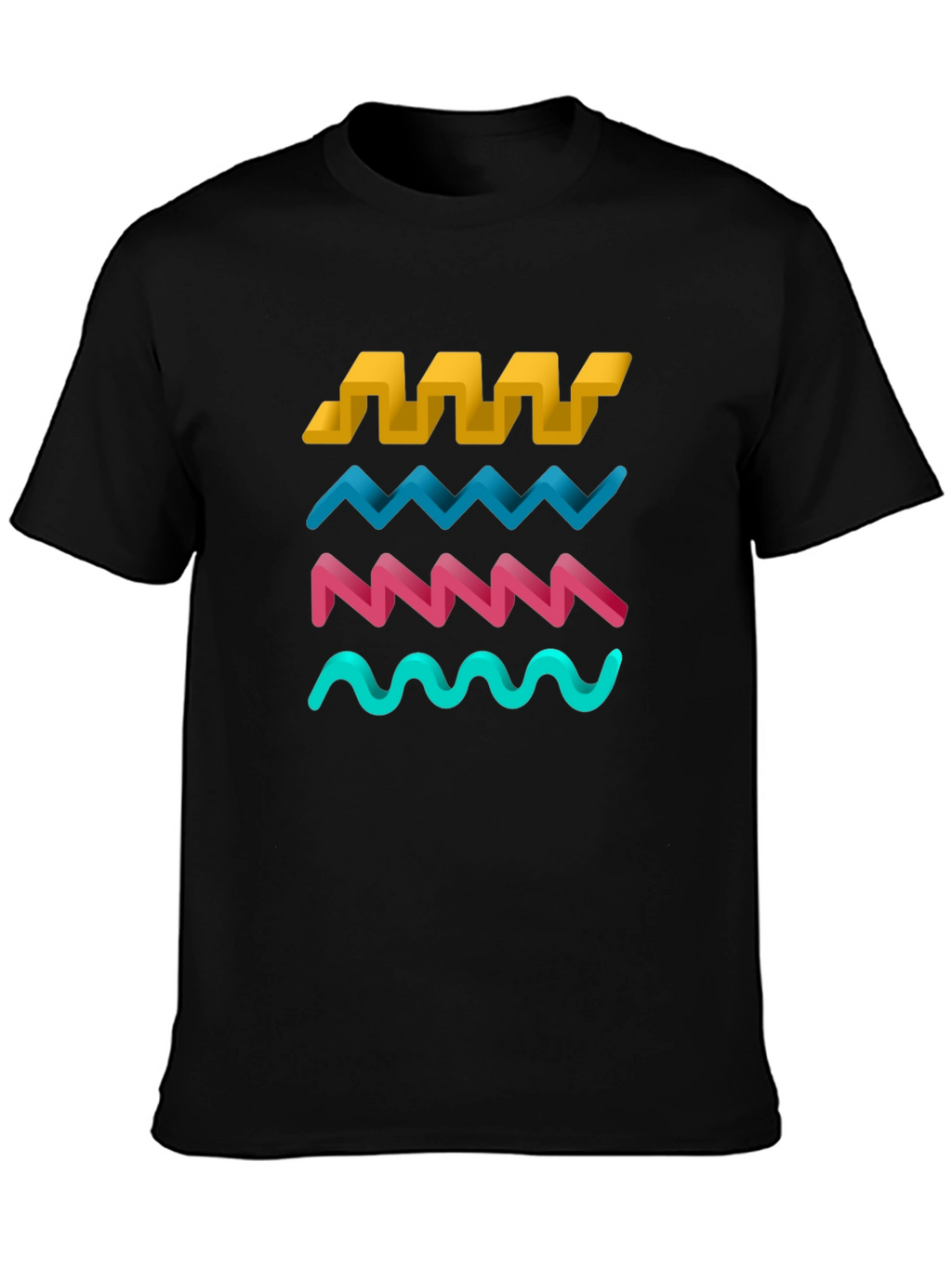 Retro Wave T-Shirt - 80s Inspired Design
