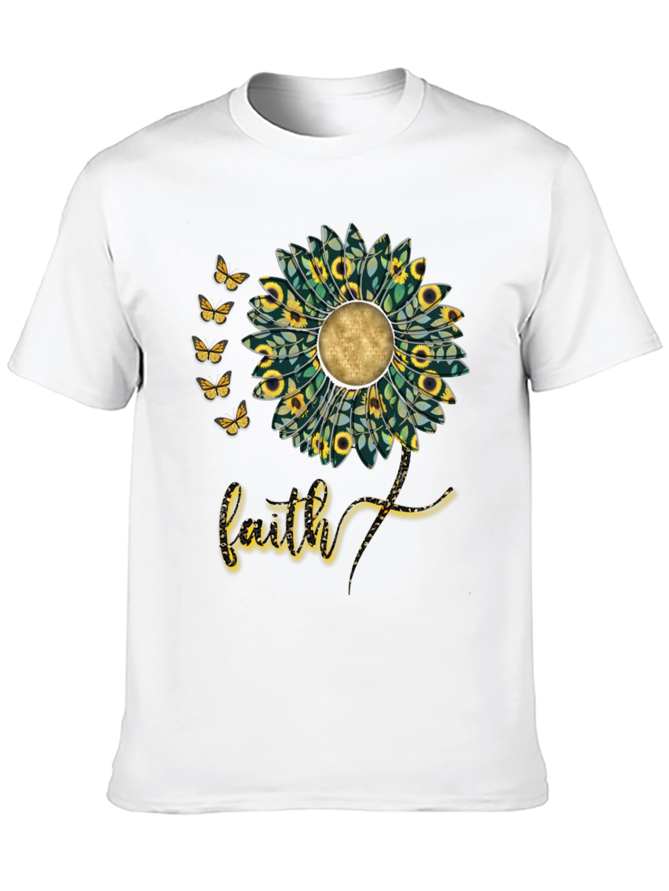 Faith Sunflower Graphic Tee