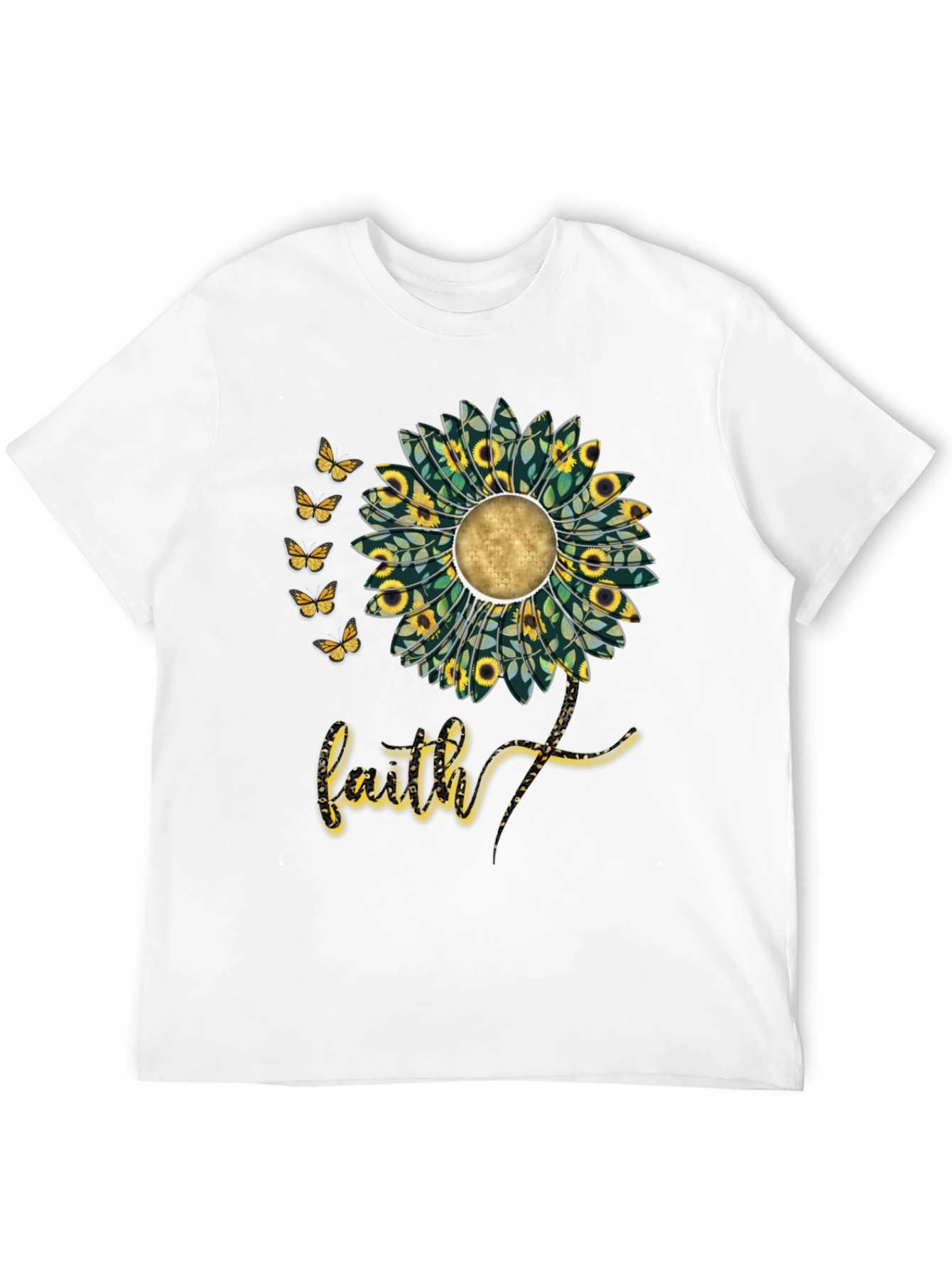 Faith Sunflower Graphic Tee