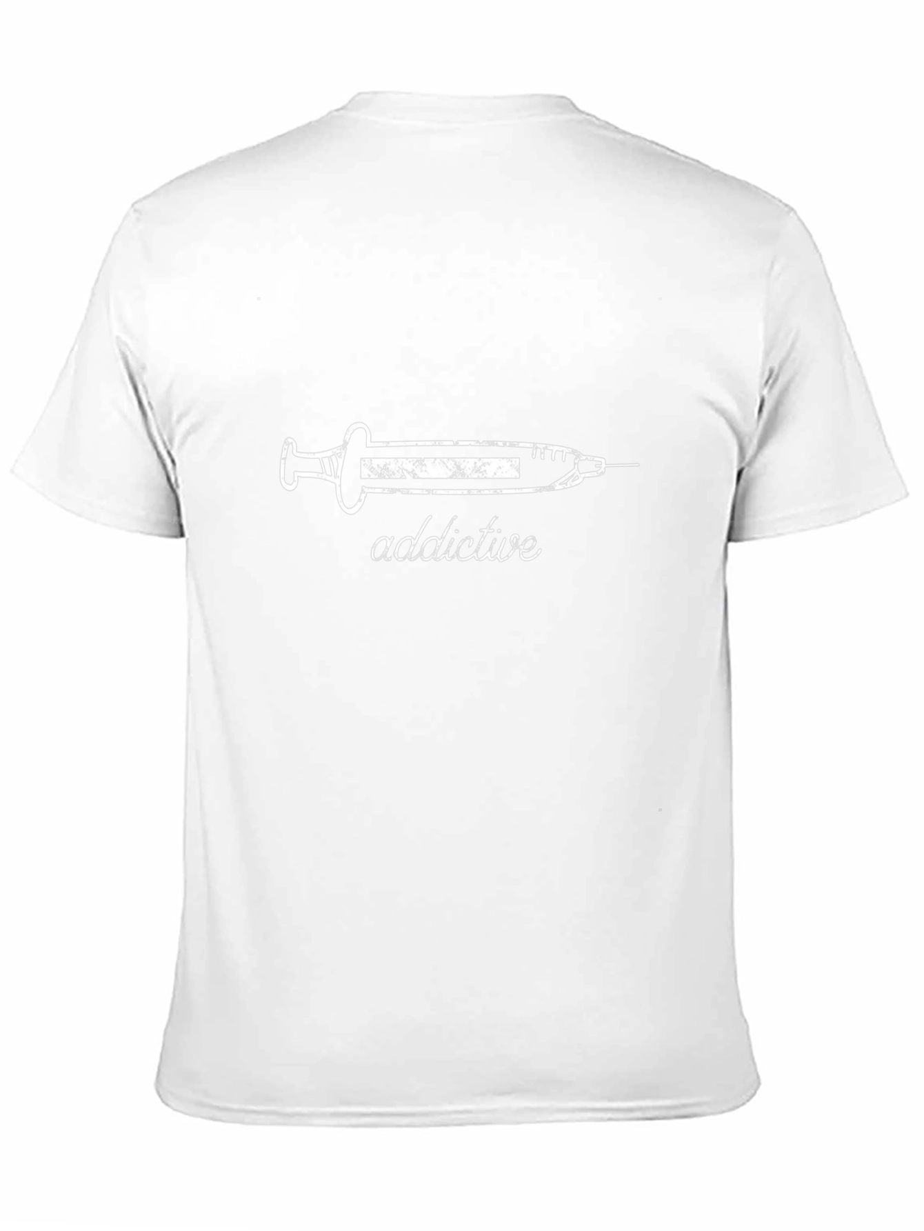 Addictive Syringe Graphic Black T-Shirt