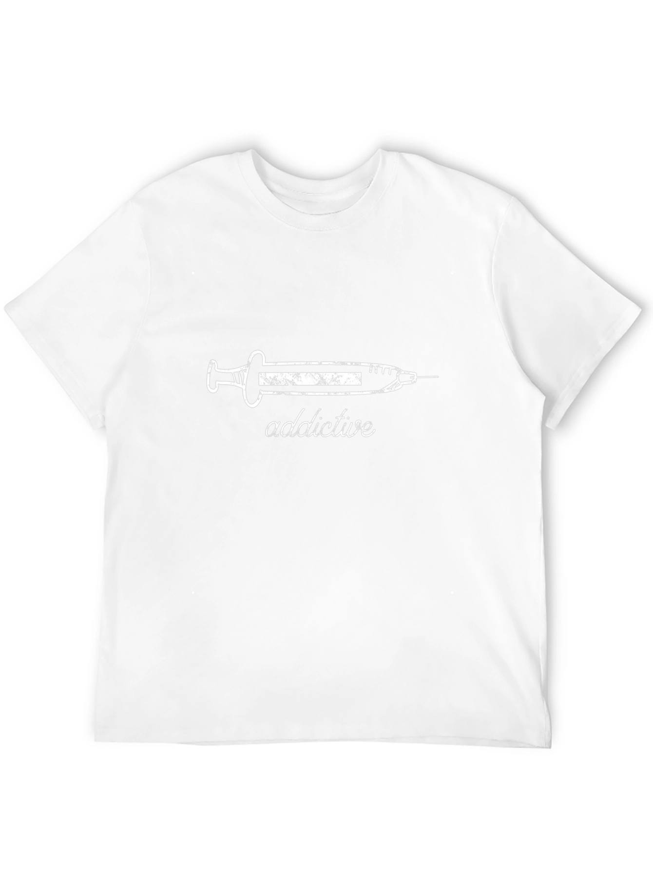 Addictive Syringe Graphic Black T-Shirt