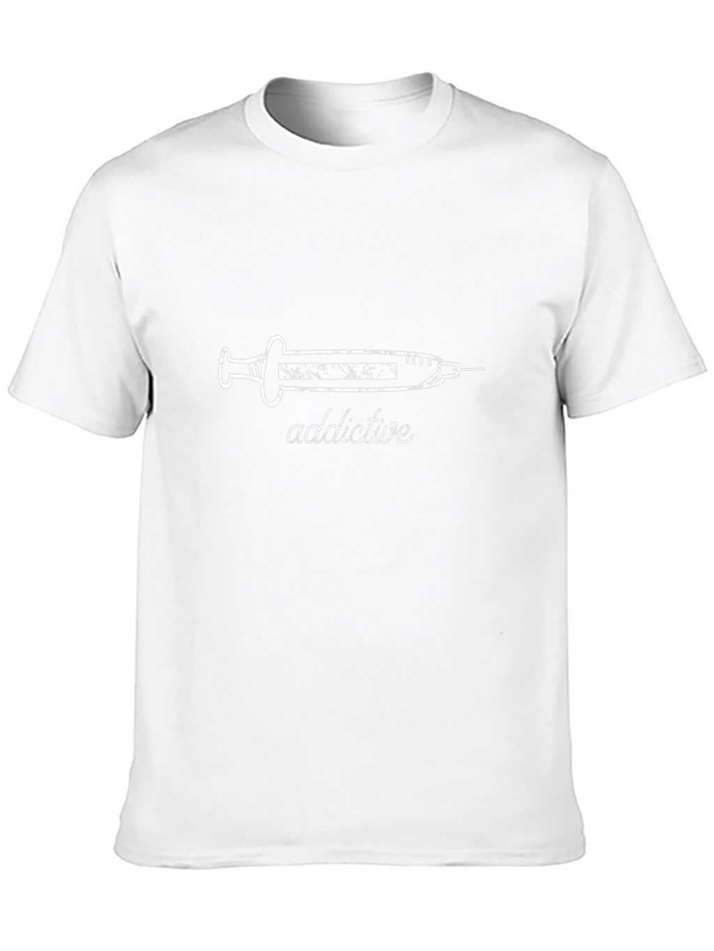 Addictive Syringe Graphic Black T-Shirt