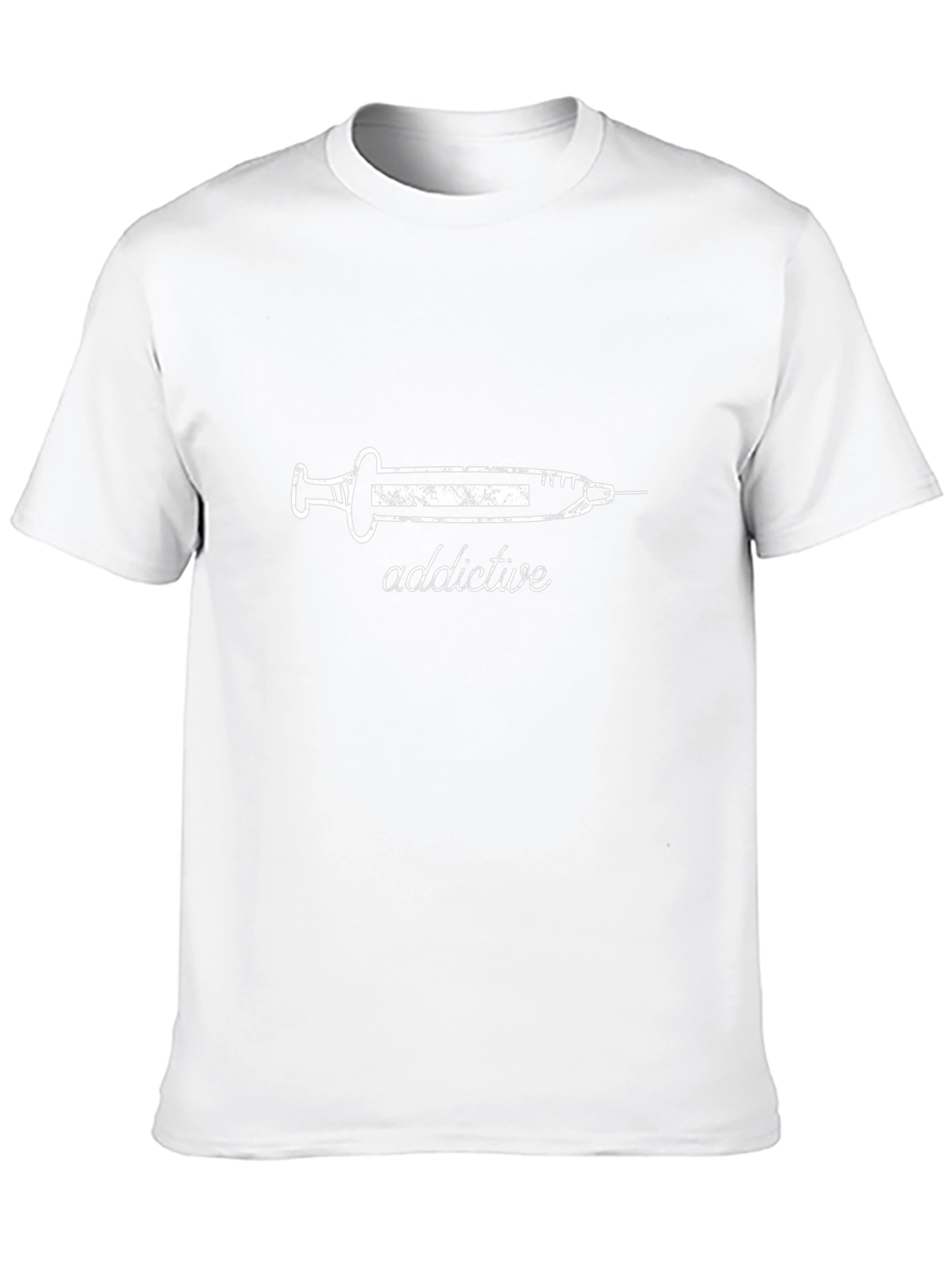 Addictive Syringe Graphic Black T-Shirt