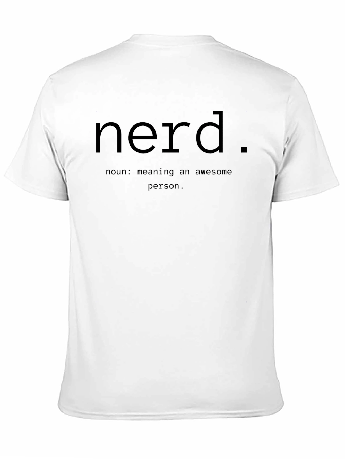 Nerd Definition Black T-Shirt - Awesome Person