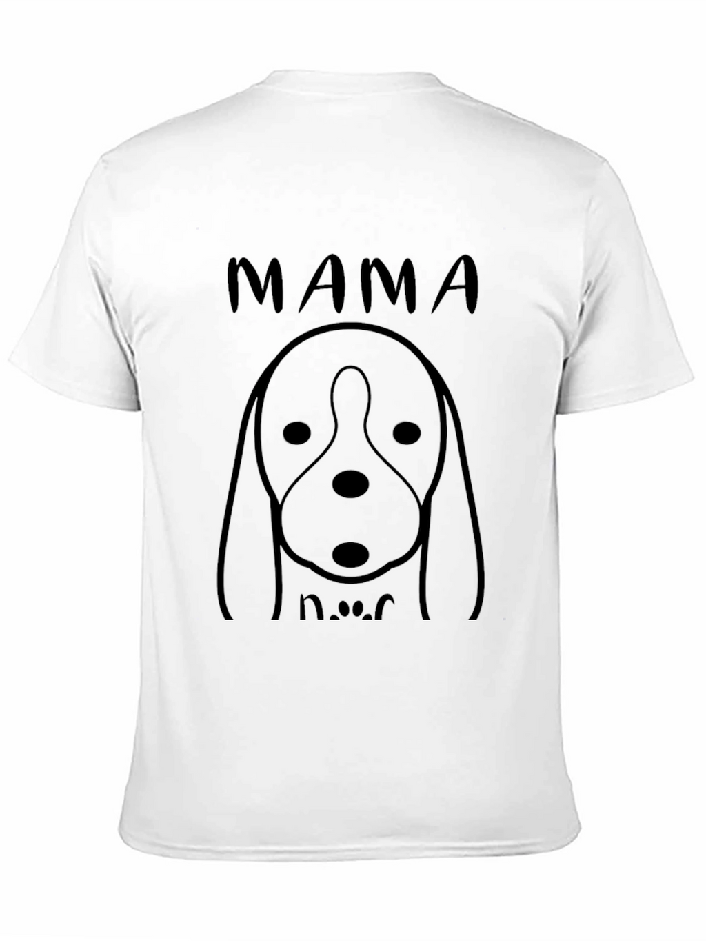 Mama Dog Black Graphic Tee