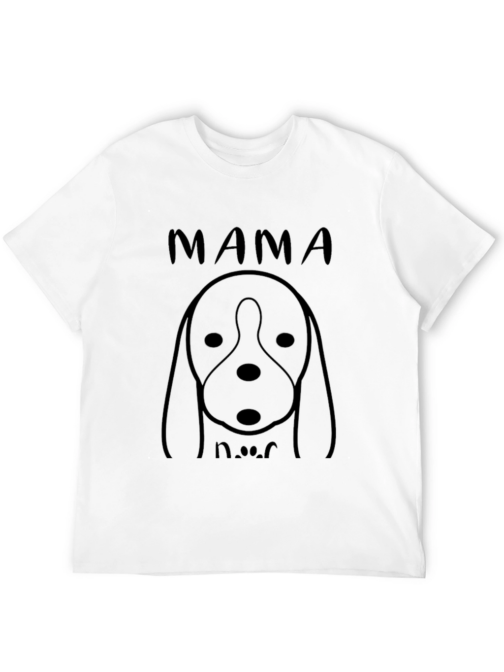 Mama Dog Black Graphic Tee