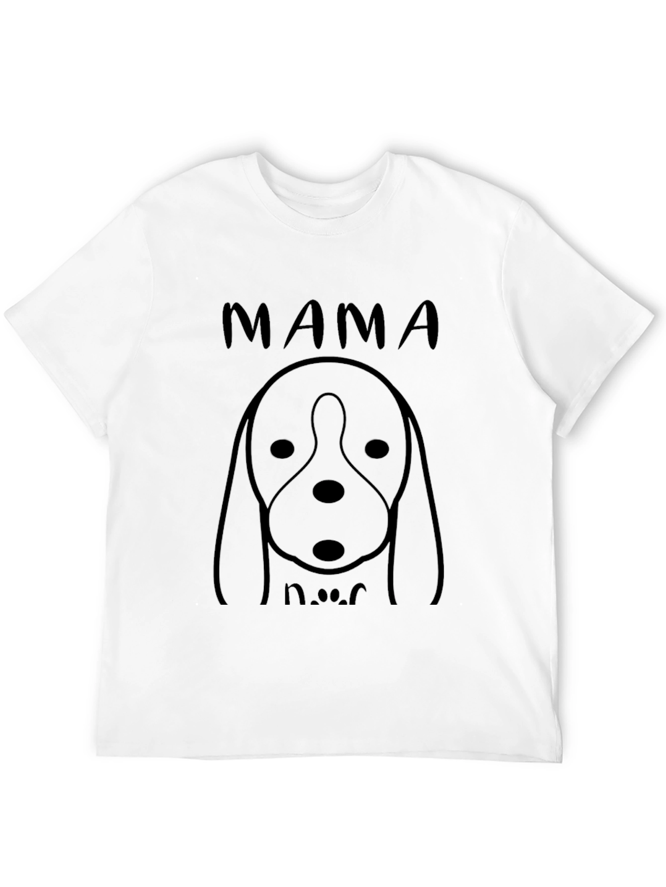 Mama Dog Black Graphic Tee