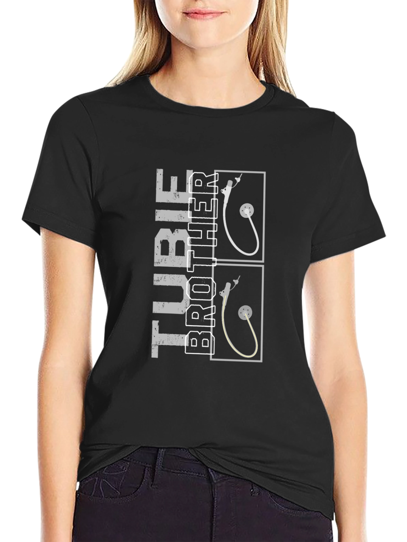 Tube Brother T-Shirt - Funny Medical Humor Tee