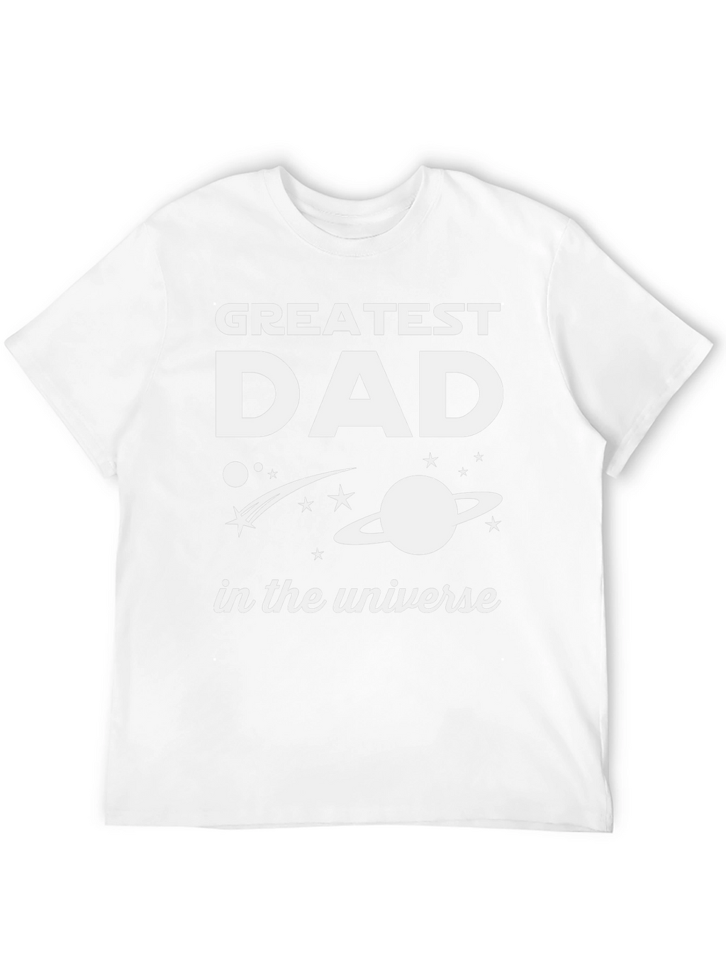 Greatest Dad in the Universe Black T-Shirt