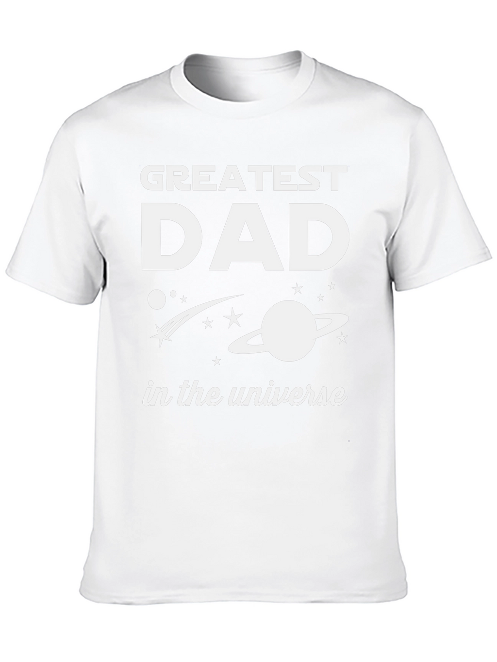 Greatest Dad in the Universe Black T-Shirt