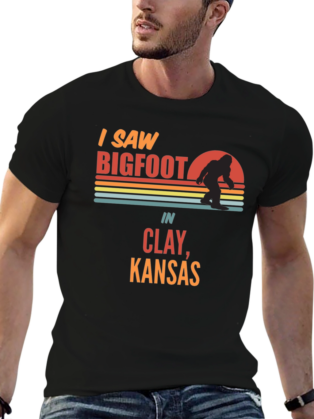 Bigfoot Clay Kansas Graphic Tee