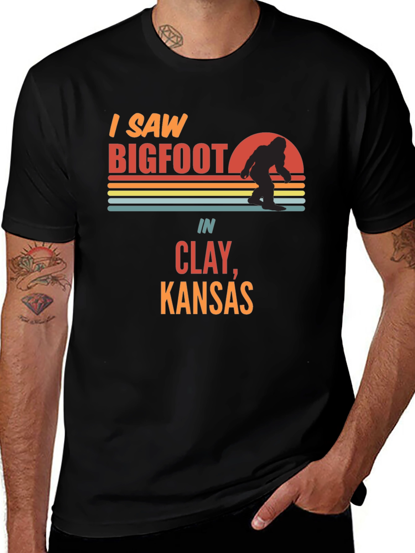Bigfoot Clay Kansas Graphic Tee
