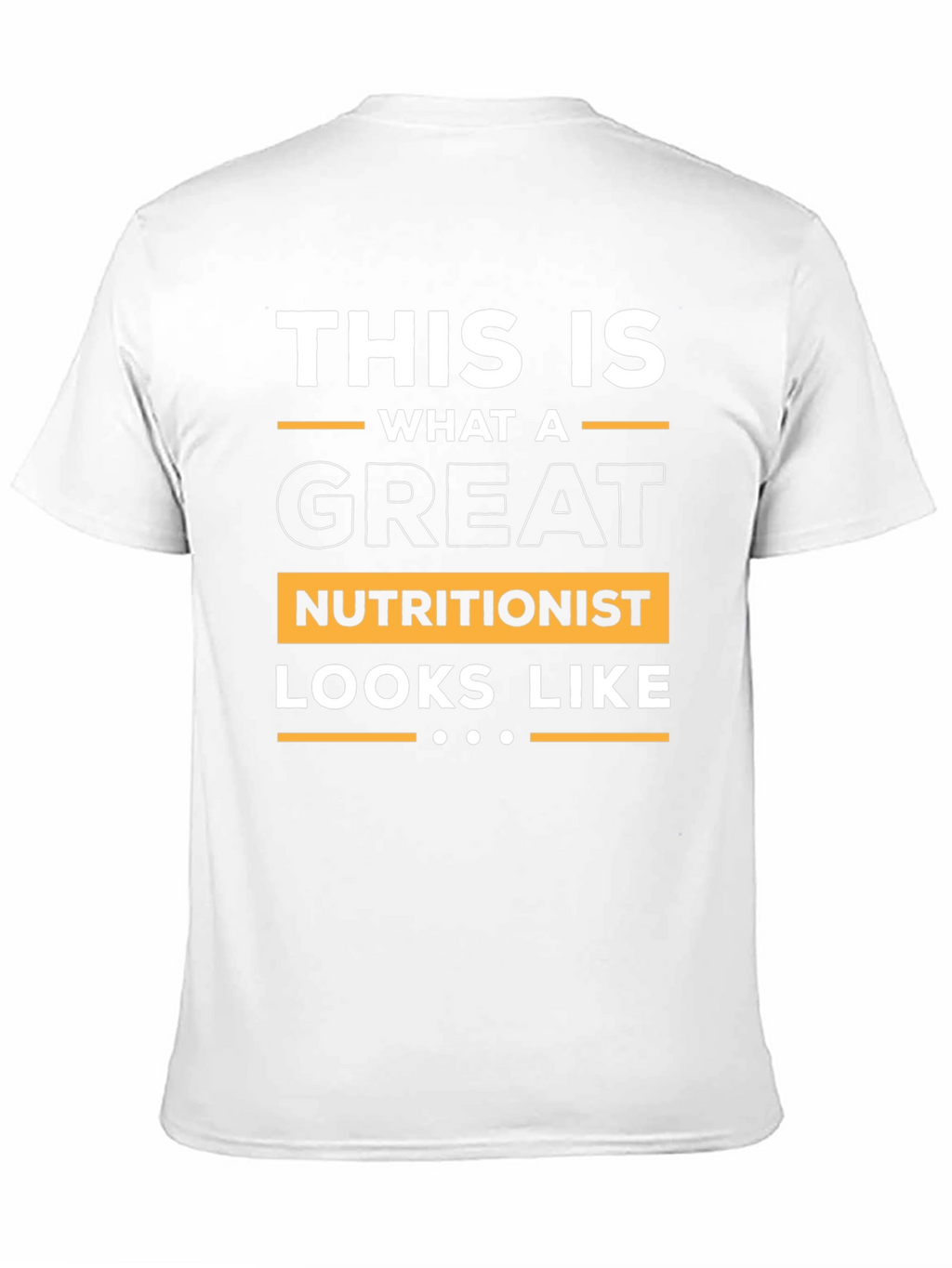 Great Nutritionist T-Shirt - Black Soft Fabric
