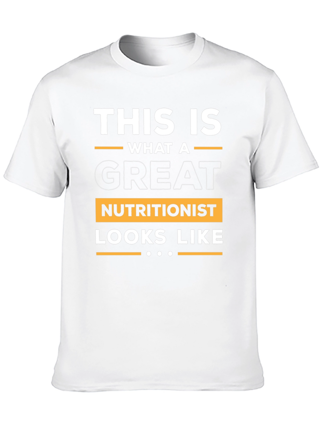 Great Nutritionist T-Shirt - Black Soft Fabric