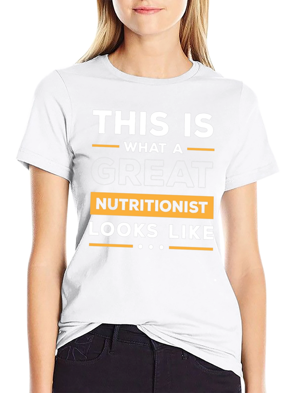 Great Nutritionist T-Shirt - Black Soft Fabric