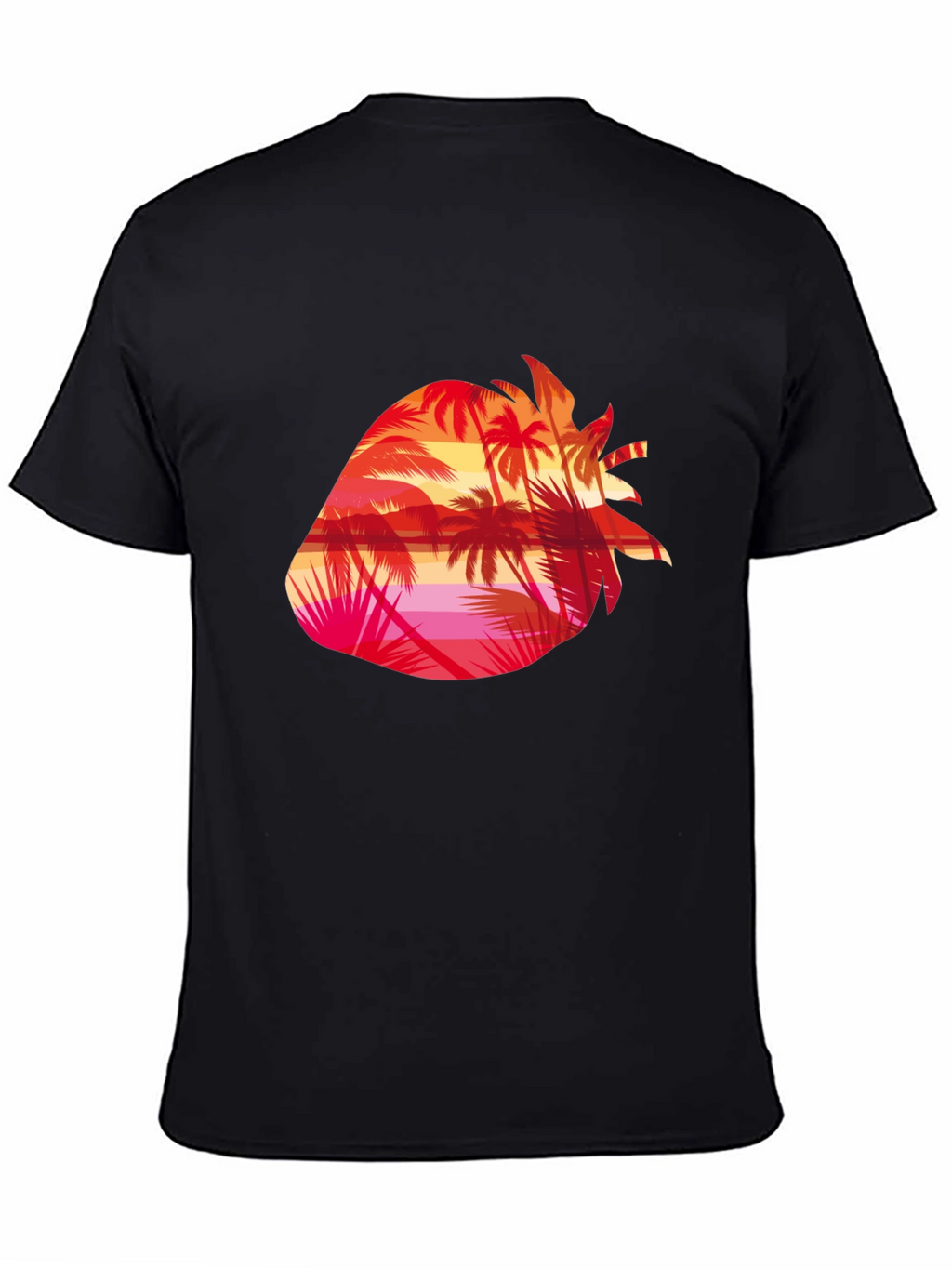 Tropical Strawberry Sunset Graphic Tee