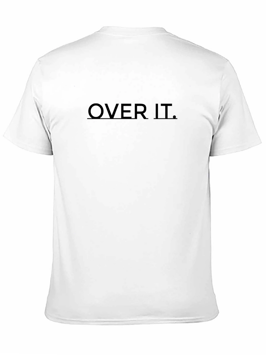 Over It. Black Graphic T-Shirt