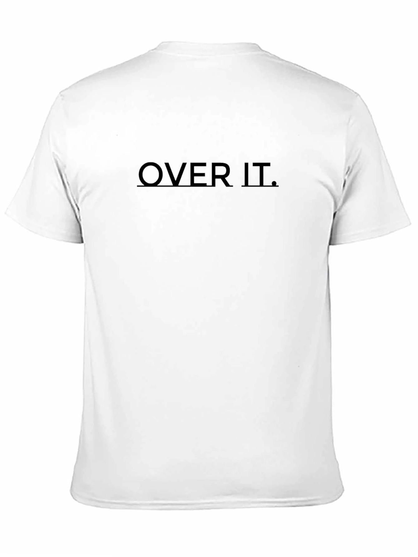 Over It. Black Graphic T-Shirt