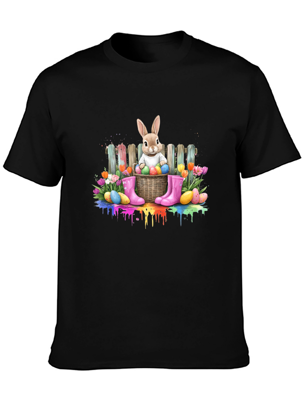 Easter Bunny Basket Graphic Tee
