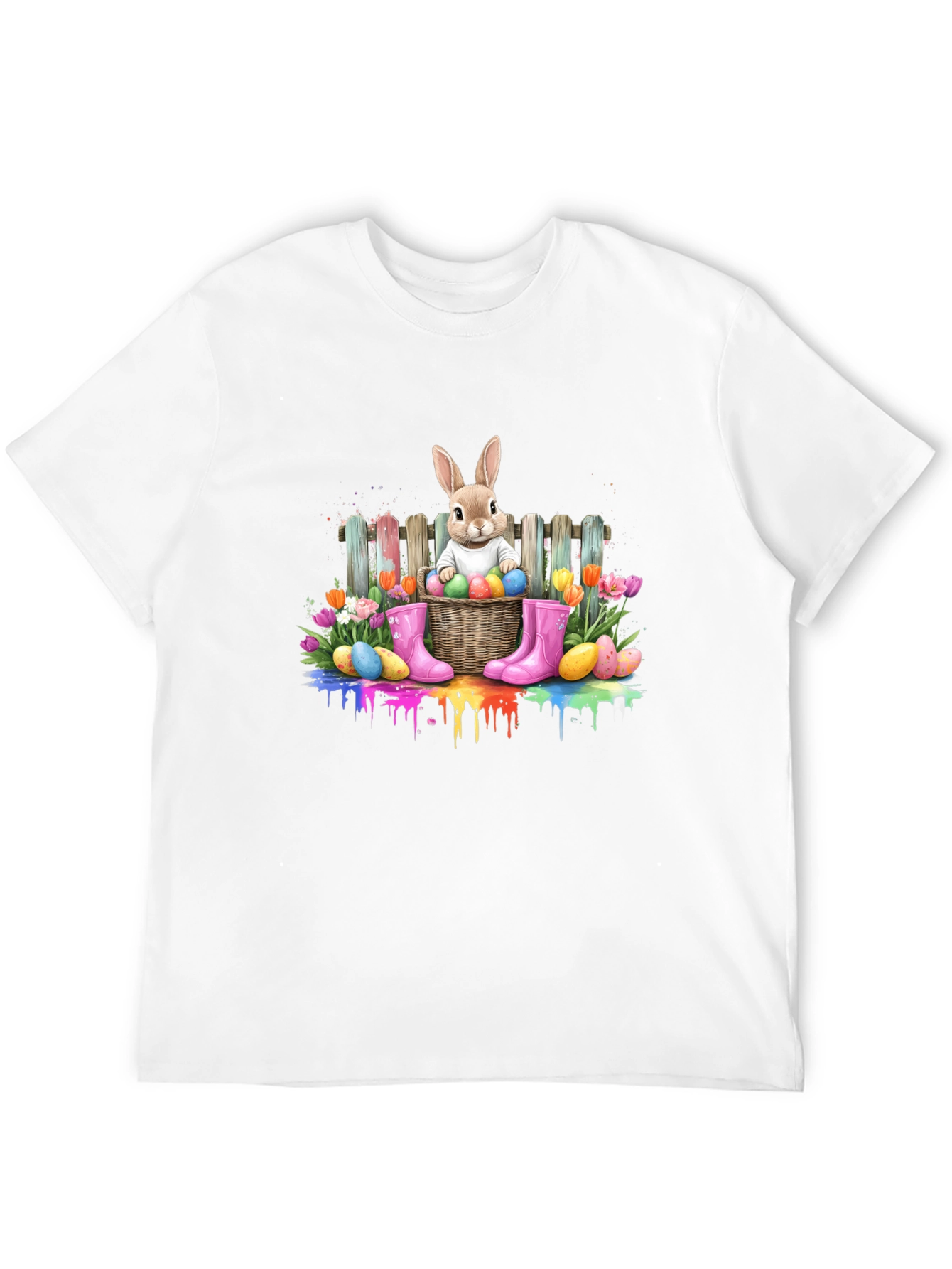 Easter Bunny Basket Graphic Tee