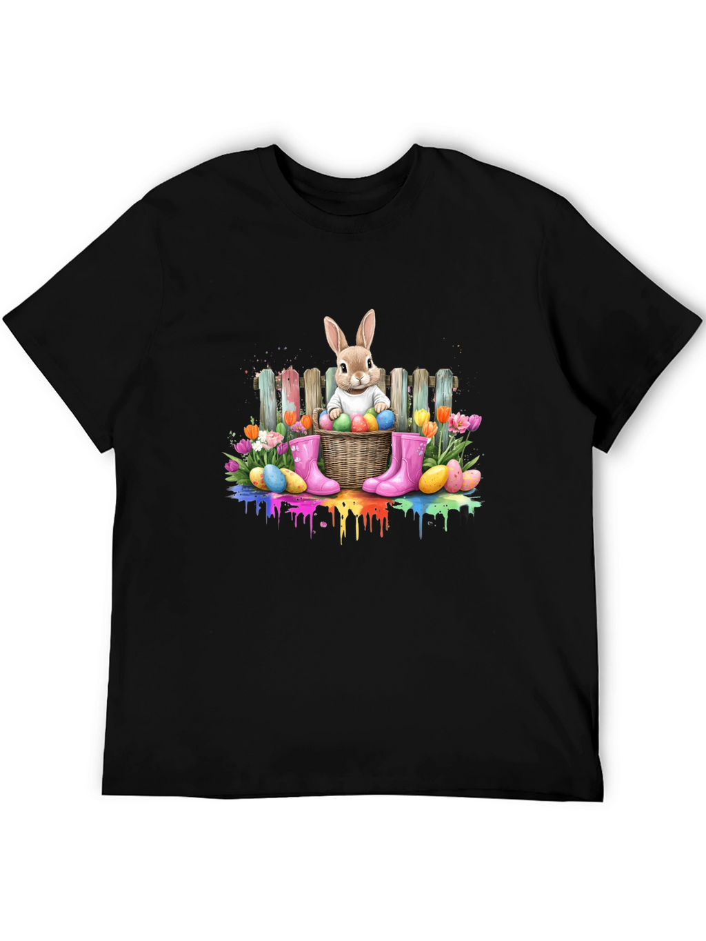 Easter Bunny Basket Graphic Tee