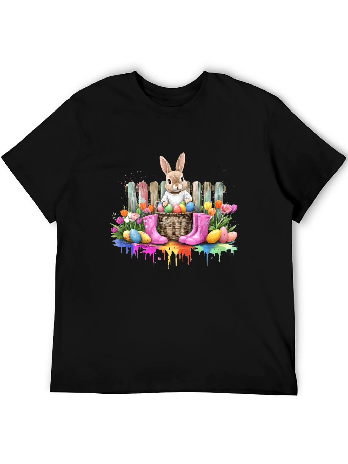 Easter Bunny Basket Graphic Tee