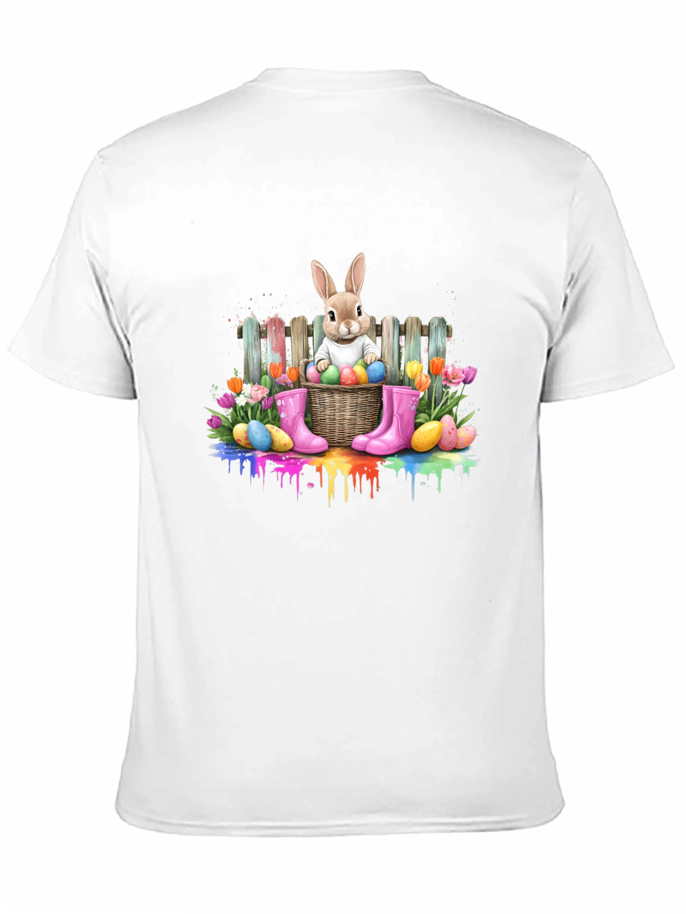 Easter Bunny Basket Graphic Tee