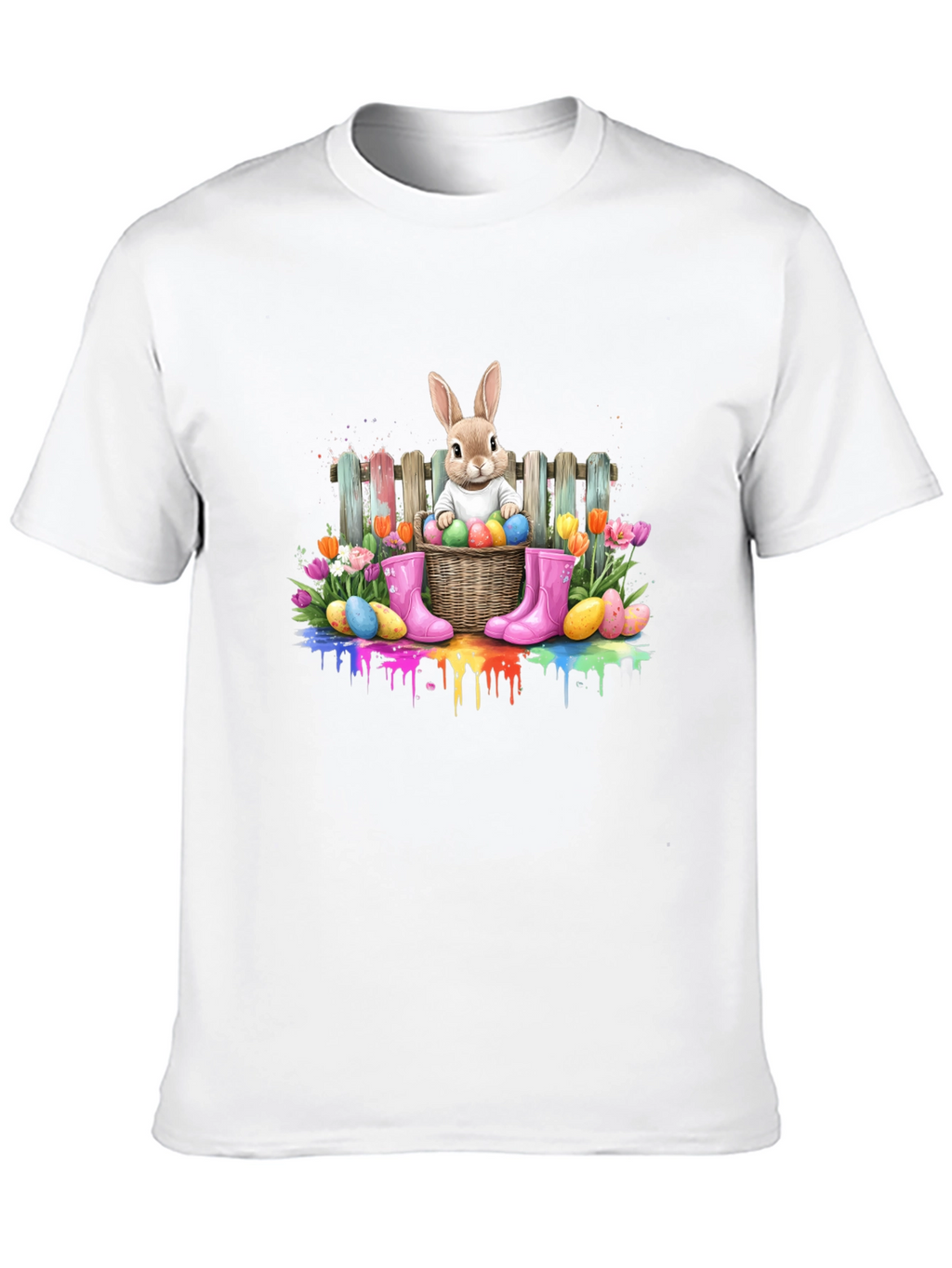 Easter Bunny Basket Graphic Tee