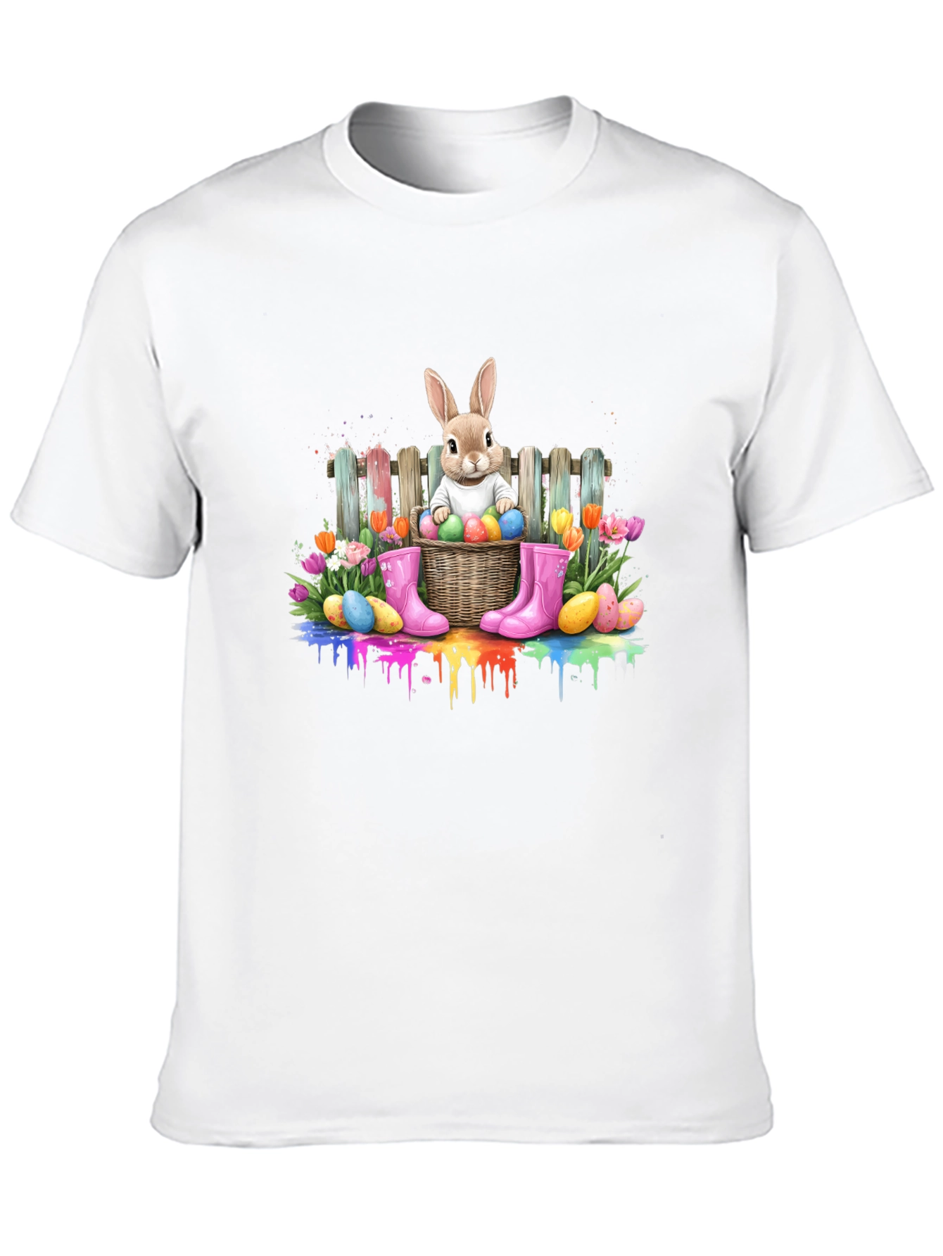 Easter Bunny Basket Graphic Tee