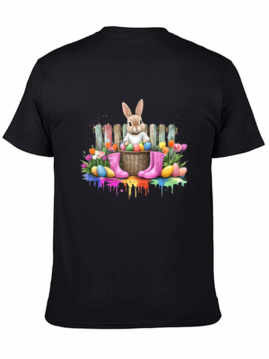 Easter Bunny Basket Graphic Tee