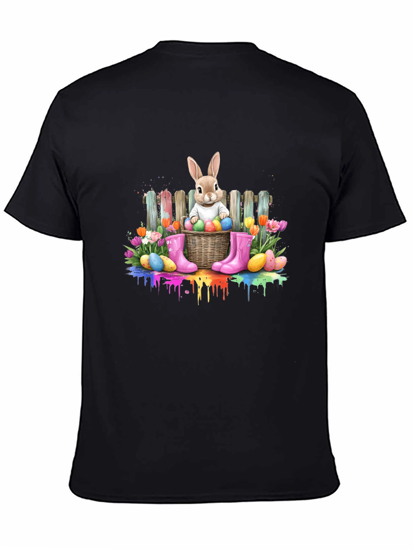 Easter Bunny Basket Graphic Tee