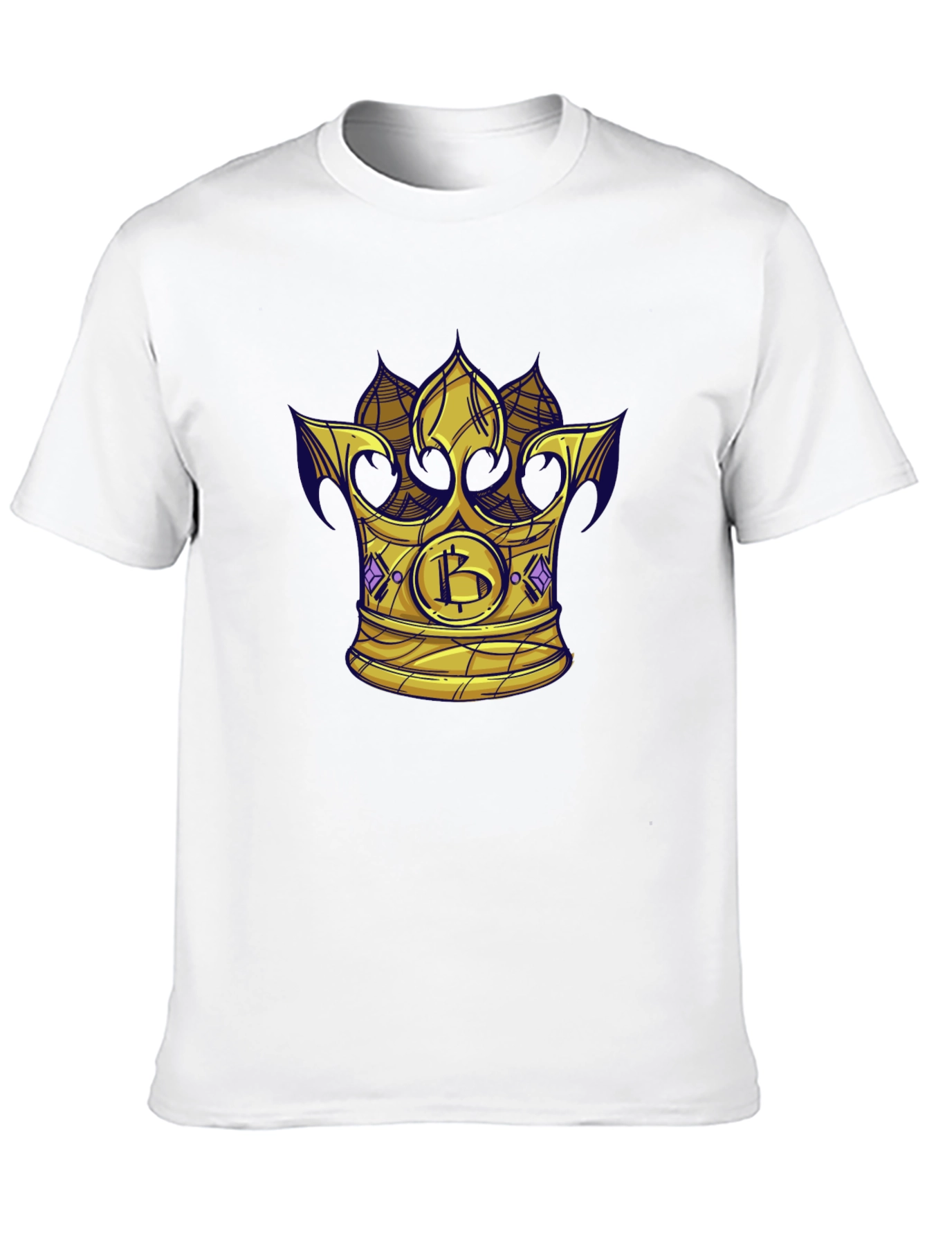 Bitcoin King T-Shirt - Crypto Crown Tee