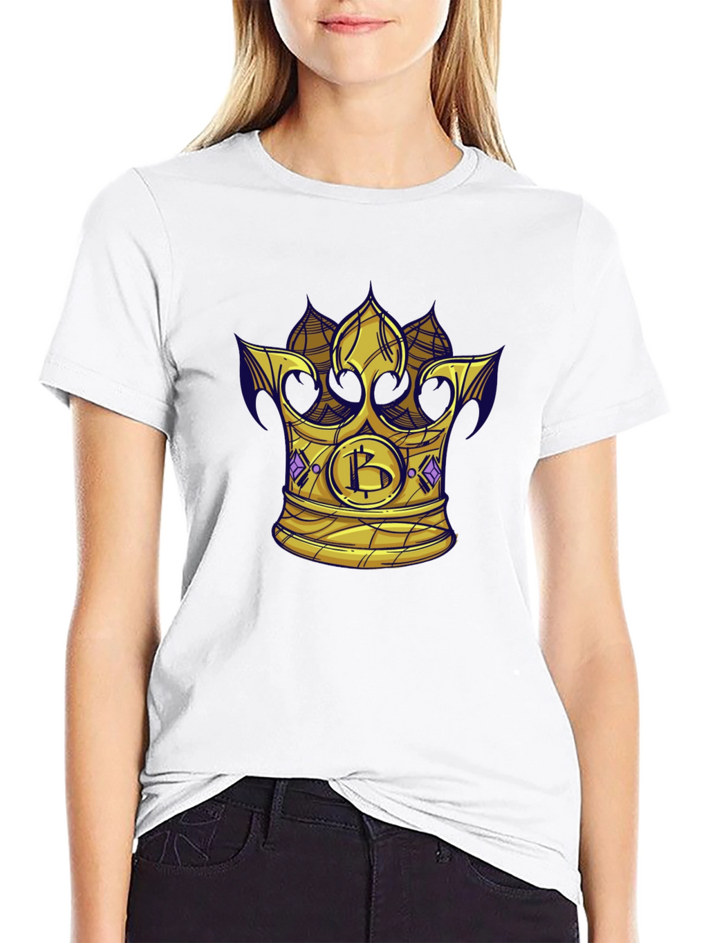 Bitcoin King T-Shirt - Crypto Crown Tee