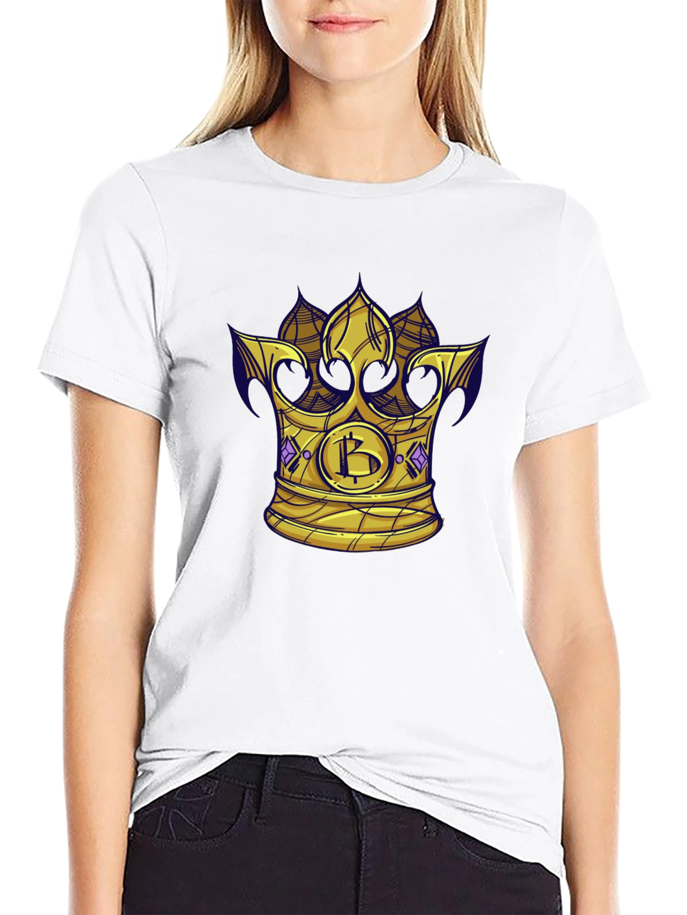Bitcoin King T-Shirt - Crypto Crown Tee